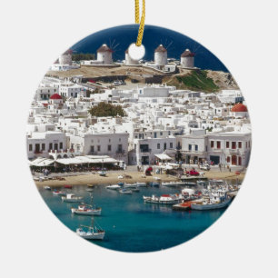 Greece%20Mykonos-.[kan.k]JPG Ceramic Tree Decoration