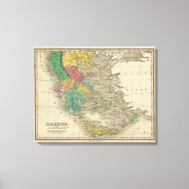 Greece 3 canvas print (Front)