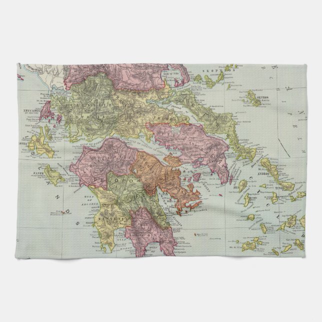 Greece 4 2 tea towel (Horizontal)