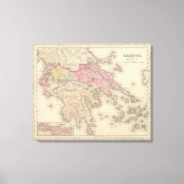 Greece 4 canvas print (Front)