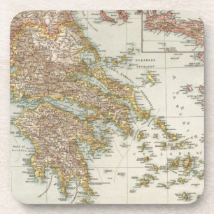 Greece 4 coaster