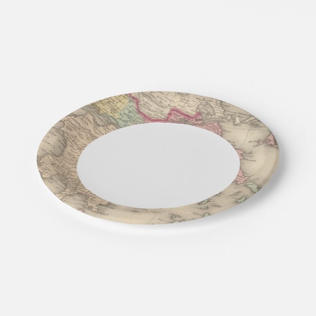 Greece 5 paper plate (Angled)