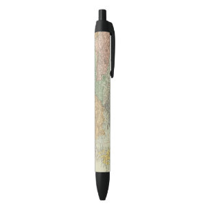 Greece 6 black ink pen