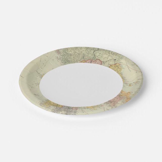 Greece 6 paper plate (Angled)