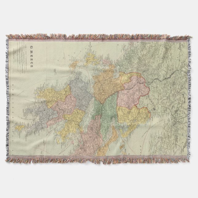 Greece 6 throw blanket (Front)