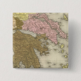Greece 7 15 cm square badge