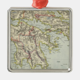 Greece 8 metal tree decoration