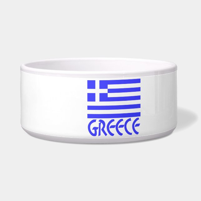 Greece and Greek Flag (Left)