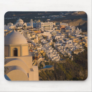 Greece and Greek Island of Santorini town of Mouse Mat