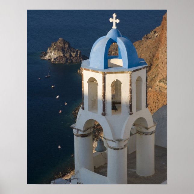 Greece and Greek Island of Santorini town of Oia 2 Poster (Front)