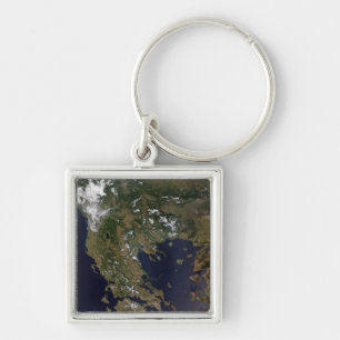 Greece and its surrounding countries key ring
