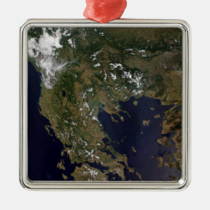 Greece and its surrounding countries metal tree decoration