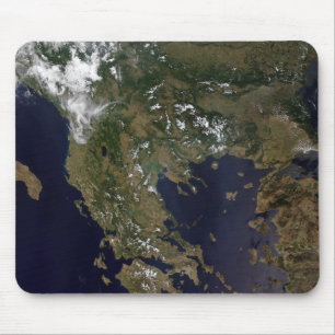 Greece and its surrounding countries mouse mat