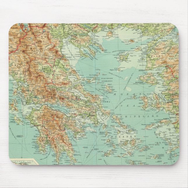Greece and the Aegean Mouse Mat (Front)