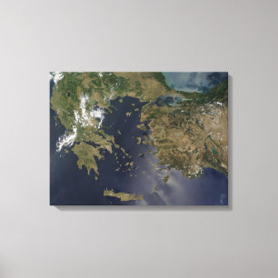 Greece and Turkey Canvas Print