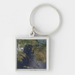 Greece and Turkey Key Ring