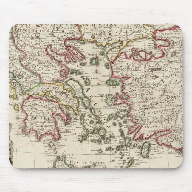 Greece and Turkey Mouse Mat (Front)