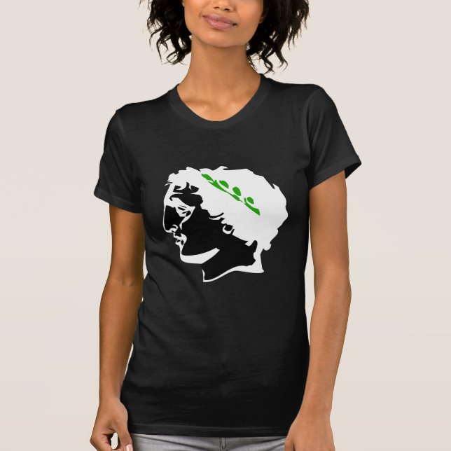 Greece Antike kopf Lorber T-Shirt (Front)