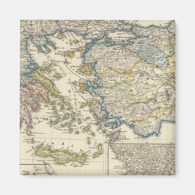 Greece, Asia Minor 1453 Magnet (Front)