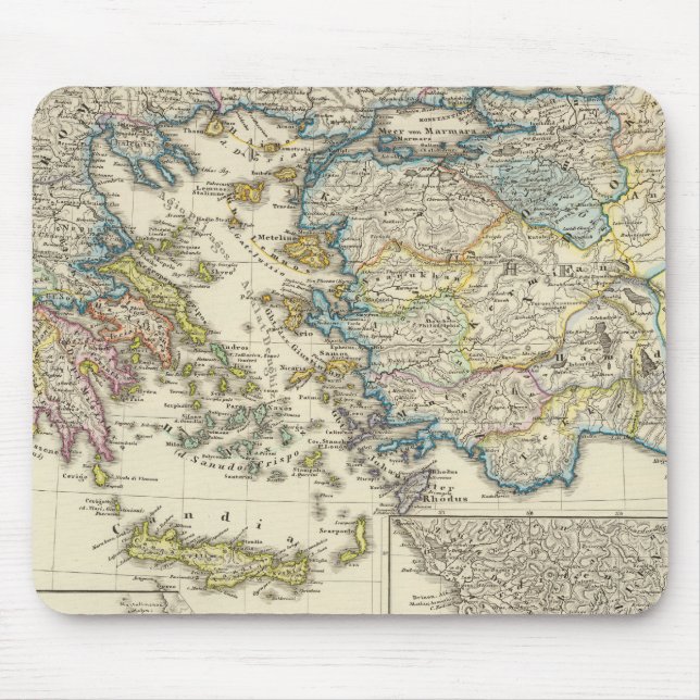 Greece, Asia Minor 1453 Mouse Mat (Front)