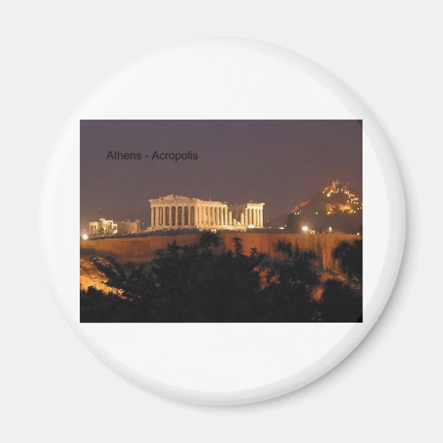 Greece - Athens - Acropolis (by St.K) Magnet (Front)