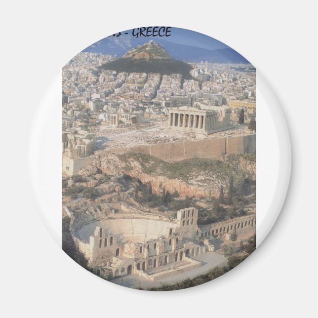 Greece Athens herodion Parthenon (St.K.) Magnet (Front)