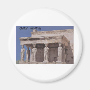 Greece Athens Parthenon-karyatides (St.K) Magnet