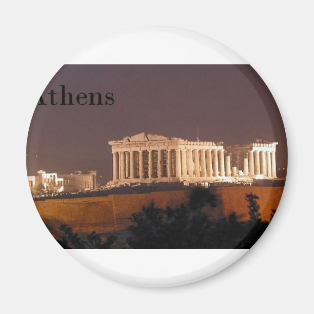 Greece Athens Parthenon (St.K) Magnet (Front)