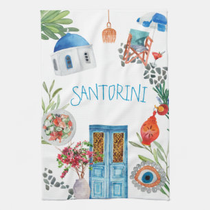 Greece Breeze Kitchen Towel