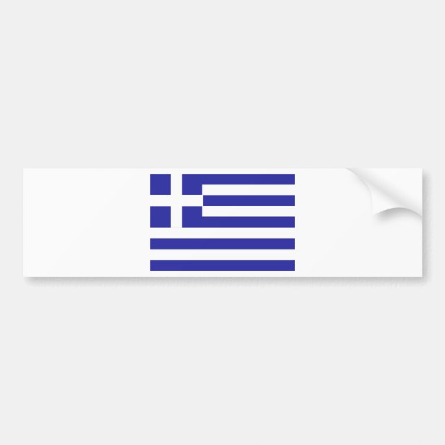 GREECE BUMPER STICKER (Front)