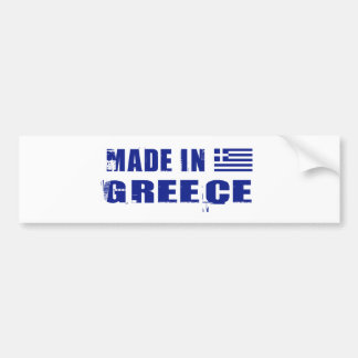 GREECE BUMPER STICKER