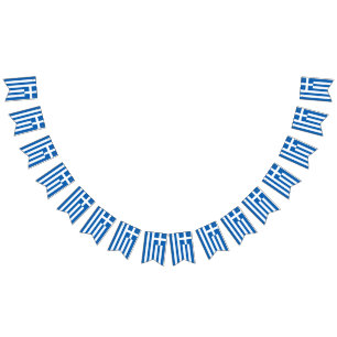 Greece Bunting Flags