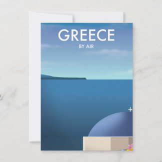 Greece By Air travel Invitation