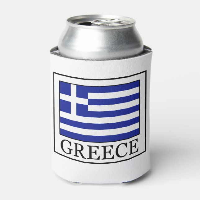 Greece Can Cooler (Can Front)