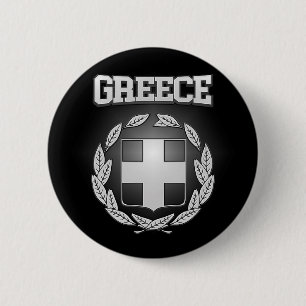 Greece Coat of Arms 6 Cm Round Badge