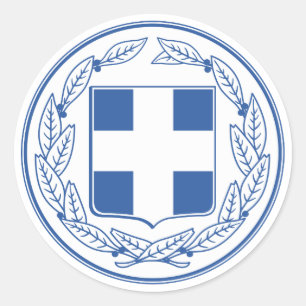 Greece Coat of Arms Sticker