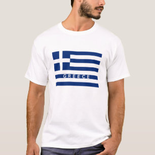 greece country flag symbol name text T-Shirt