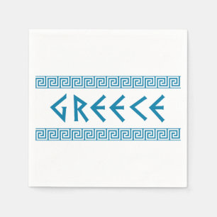 greece country nation text name symbol greek trave napkin