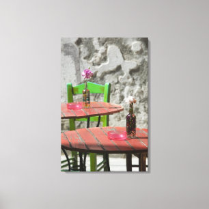 GREECE, CRETE, Hania Province, Hania: Colourful 2 Canvas Print