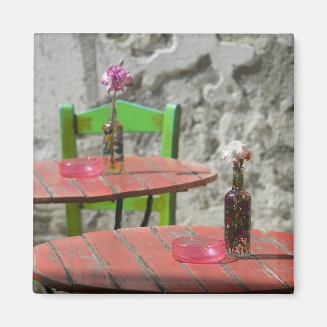 GREECE, CRETE, Hania Province, Hania: Colourful 2 Magnet (Front)