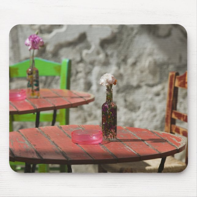 GREECE, CRETE, Hania Province, Hania: Colourful Mouse Mat (Front)