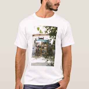 GREECE, CRETE, Hania Province, Vamos: Cafe Table T-Shirt