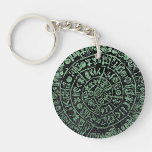 Greece Crete Phaistos ancient disc history code Mi Key Ring