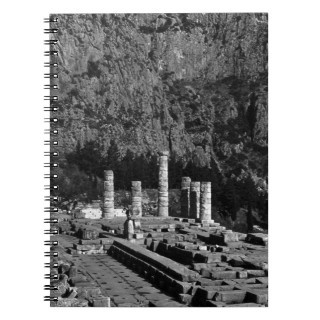 Greece Delphi Apollo Temple 1970 Notebook (Front)