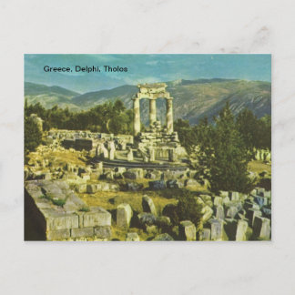 Greece, Delphi, Tholos Postcard