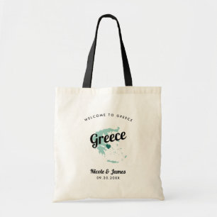 Greece Destination Wedding Welcome Bag Tote