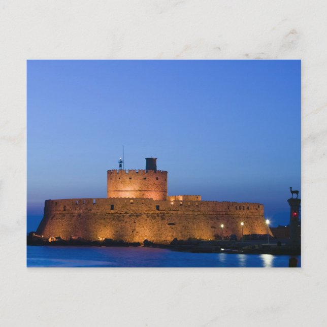 GREECE, Dodecanese Islands, RHODES, Rhodes Town: Postcard (Front)