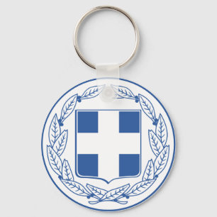 greece emblem key ring