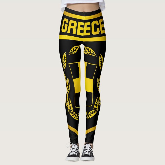 Greece Emblem Leggings (Front)