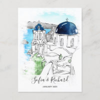 Greece Engagement proposal anniversary couple gift